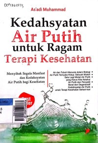 Image of Kedahsyatan Air Putih untuk Ragam Terapi Kesehatan